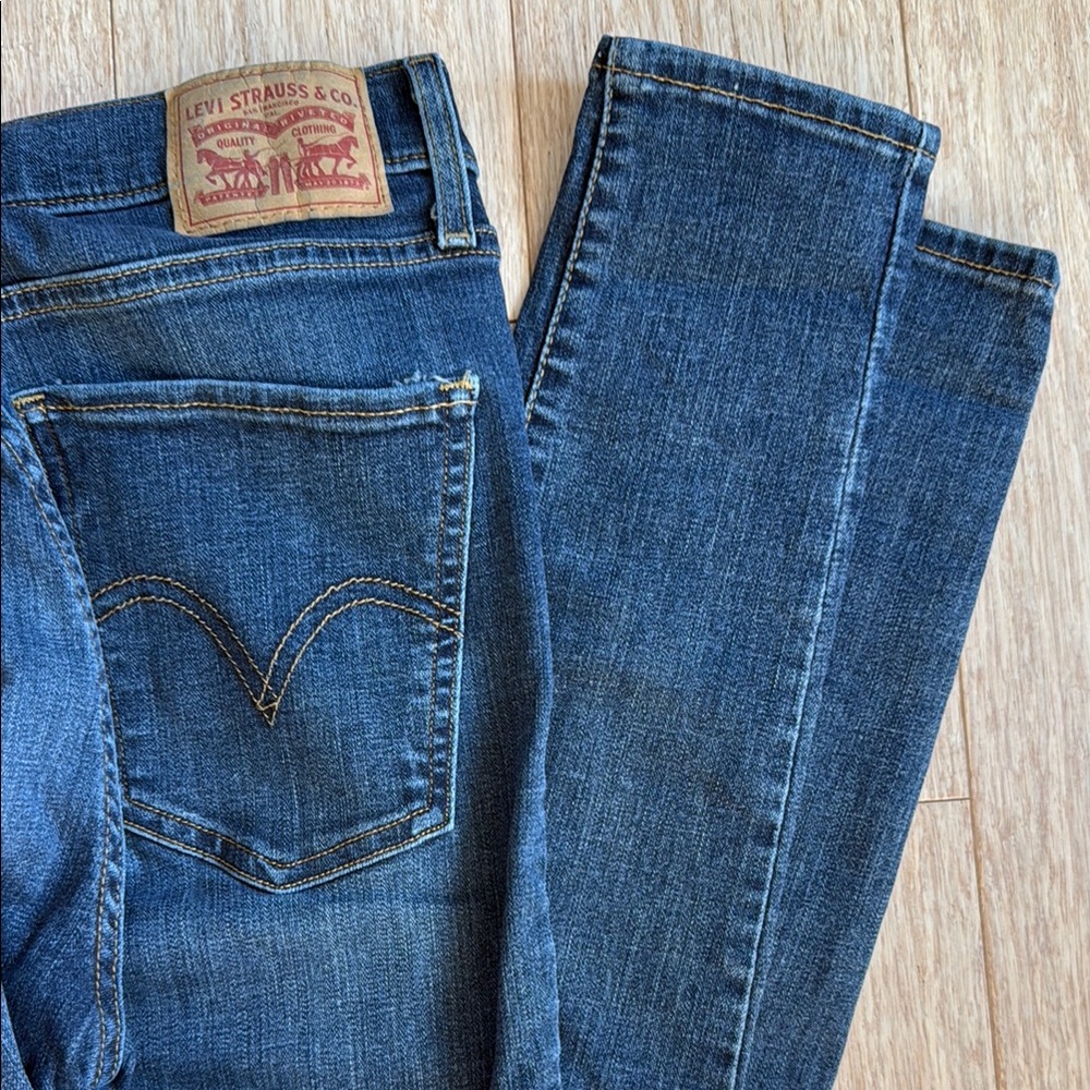 Levi's Blue Skinny Jeans with Stretch Comfort